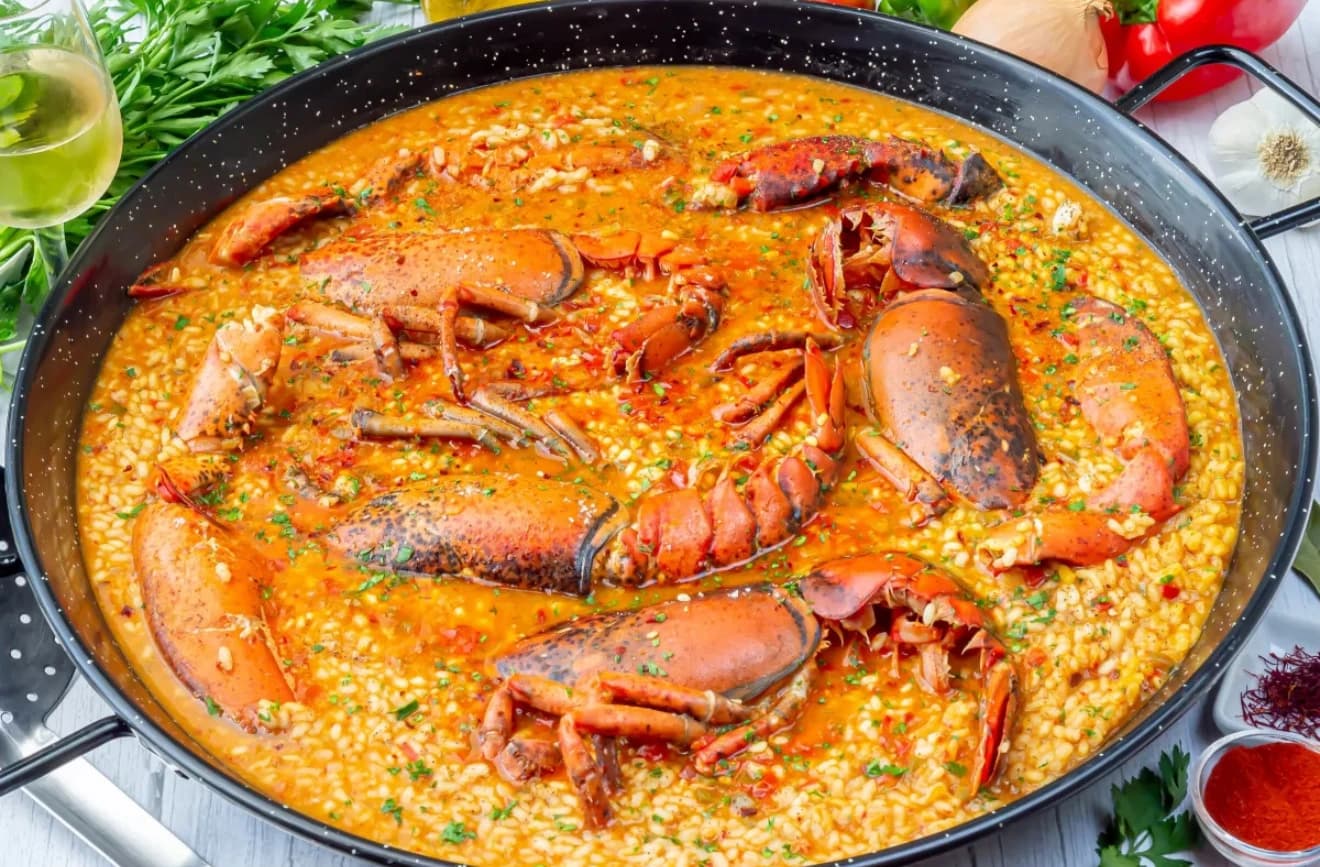 Lobster Paella